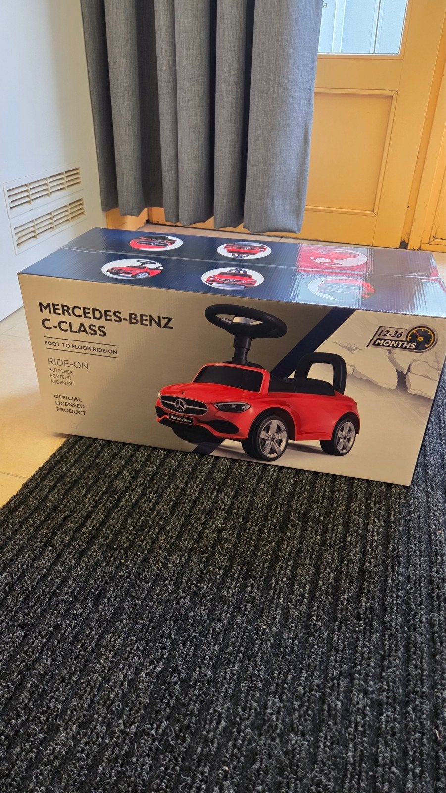 Trapauto Mercedes Nieuw, Ophalen