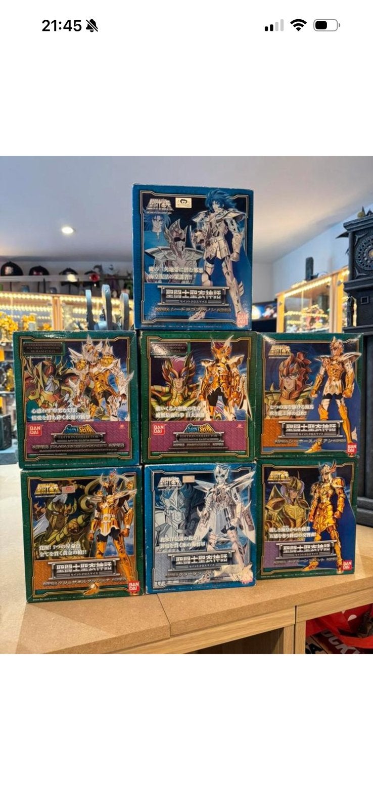 Myth cloth saint seiya les chevaliers du zodiaque, Enlèvement, Utilisé