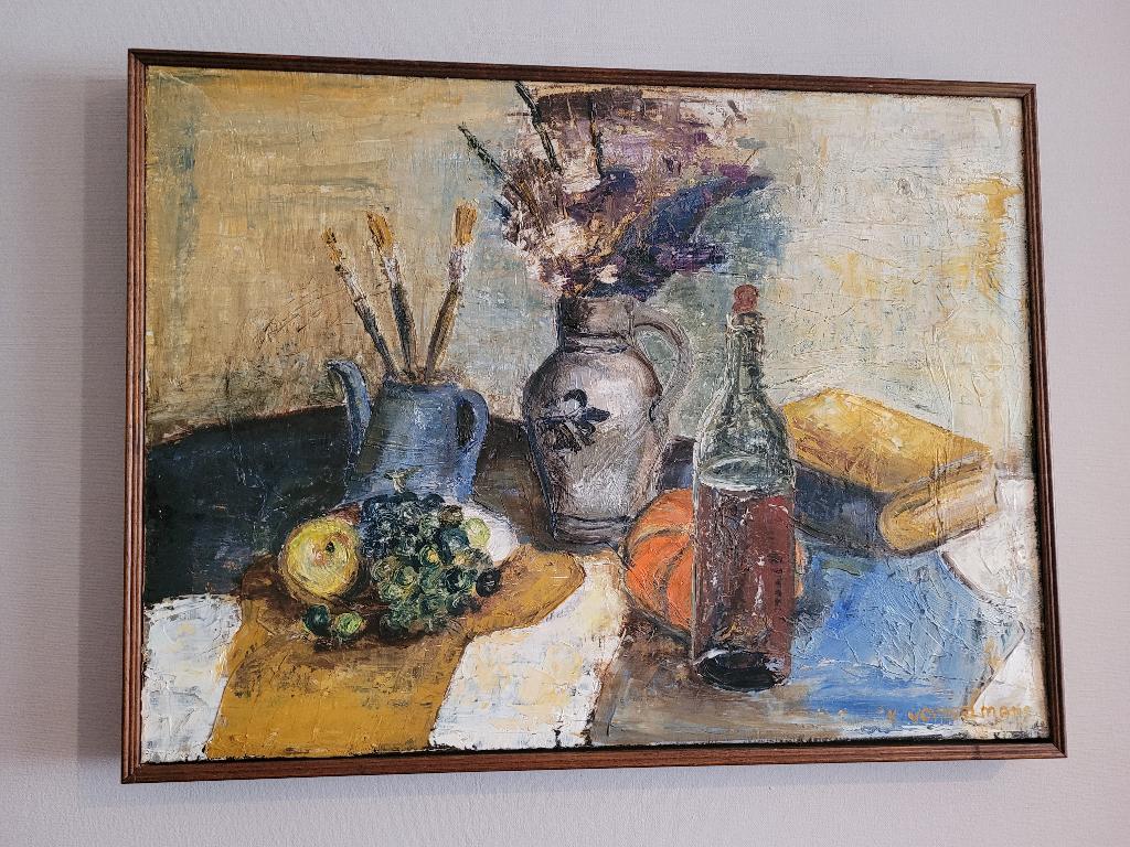 Olieverf schilderij, Antiek en Kunst, Ophalen
