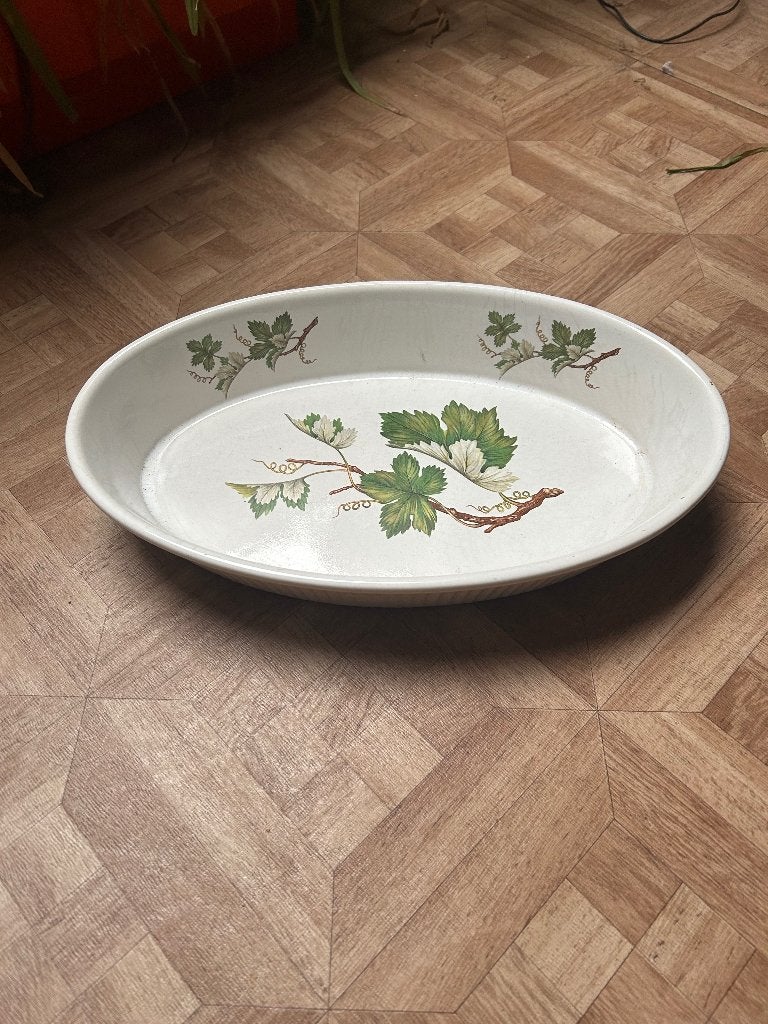 Plat gratin four ovale villeroy boch vignes, Enlèvement
