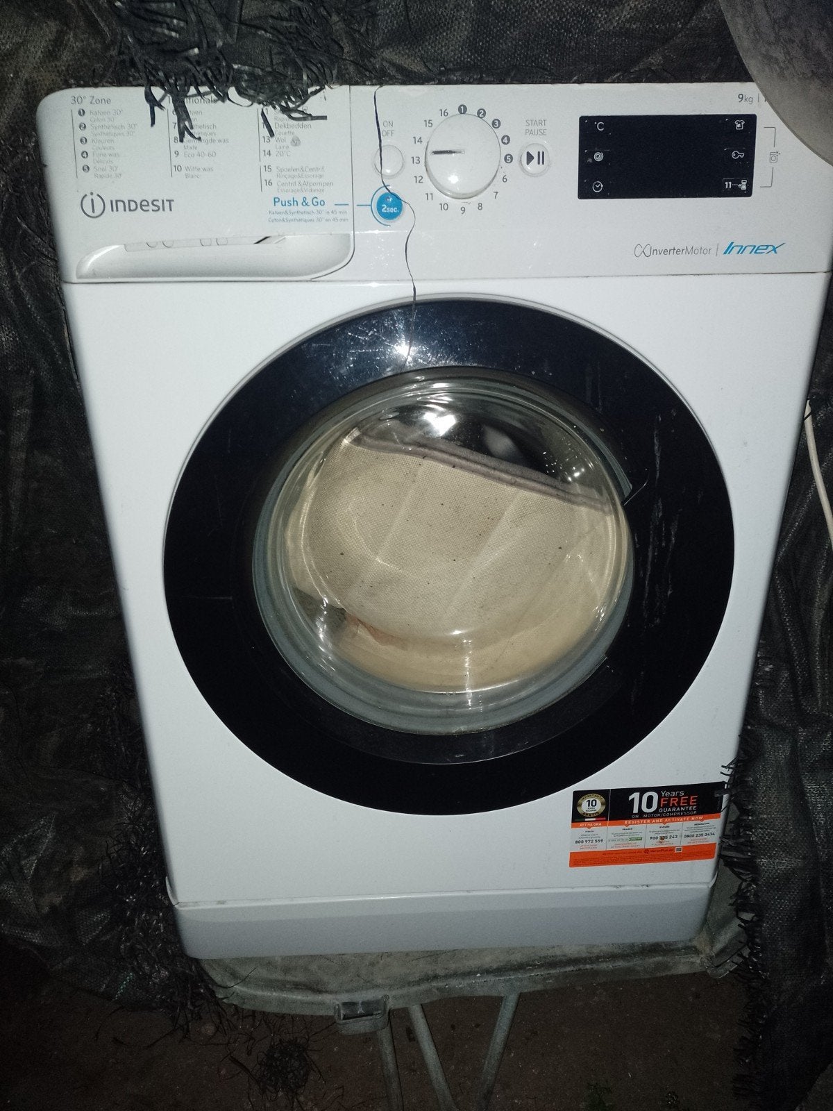 wasmachiene indesit 9 kilo 180 euro, Ophalen of Verzenden