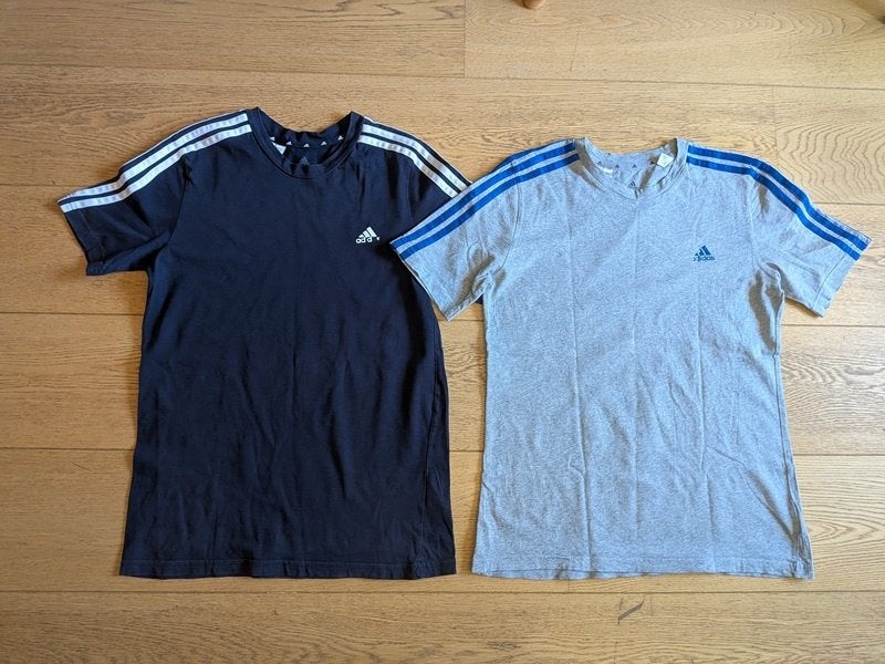 Adidas - 2 t-shirts garçon - taille 164 (14 ans), Enfants & Bébés, Enlèvement, Utilisé, Garçon, Ensemble