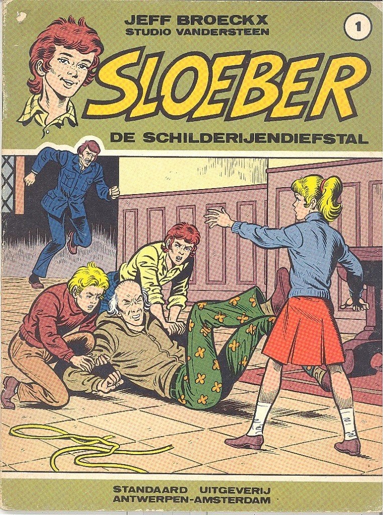 Verzameling strips Sloeber., Plusieurs BD, Enlèvement ou Envoi, Utilisé, Jeff Broeckx.