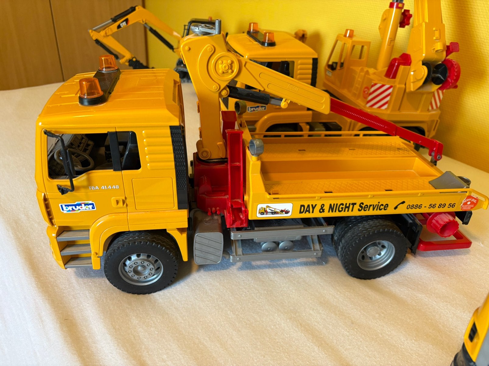 Bruder day and night service truck, Ophalen, Zo goed als nieuw