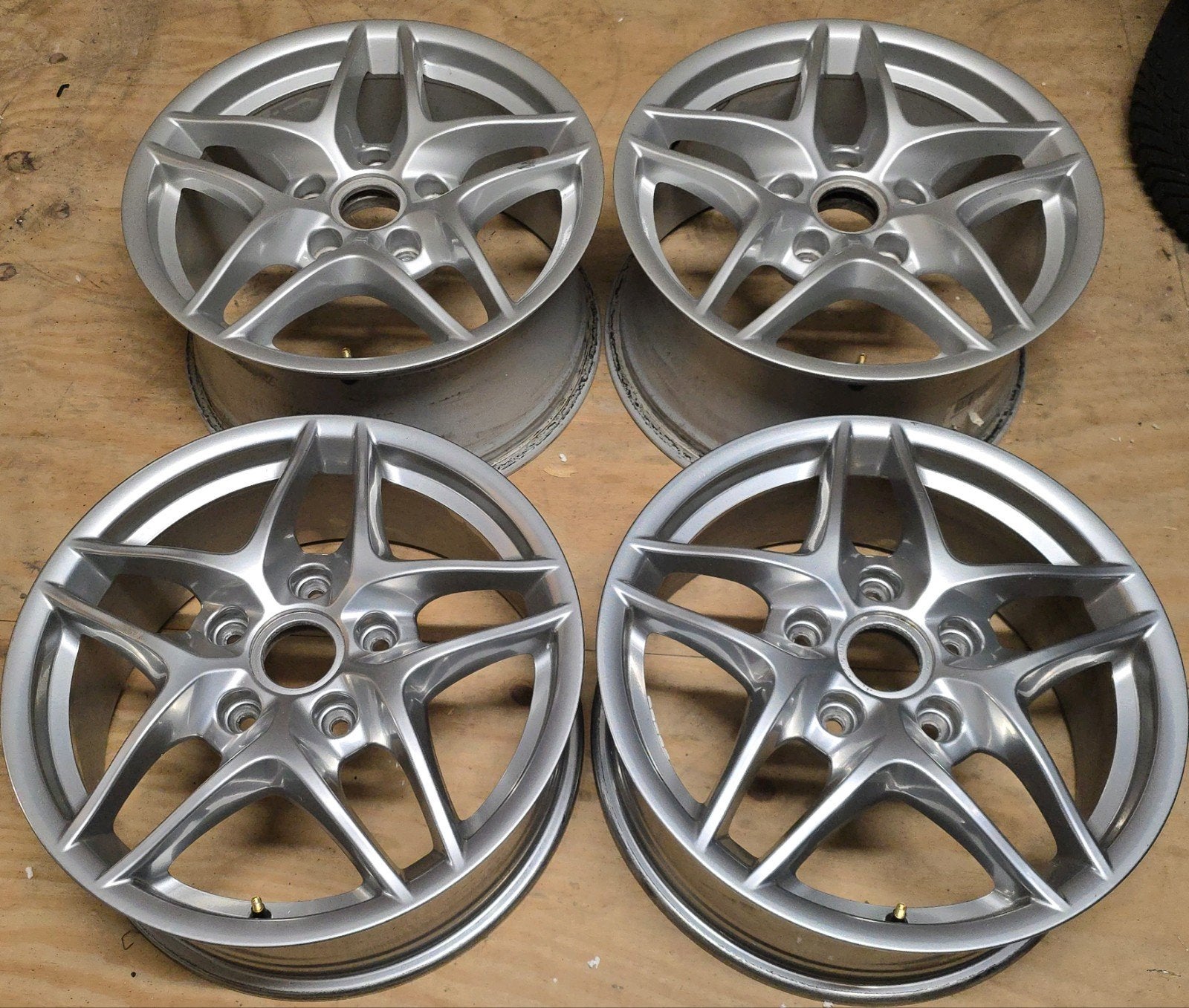 17" porsche velgen. 5x130. cayman boxster S 911, Gebruikt, Velg(en), 17 inch, Ophalen of Verzenden