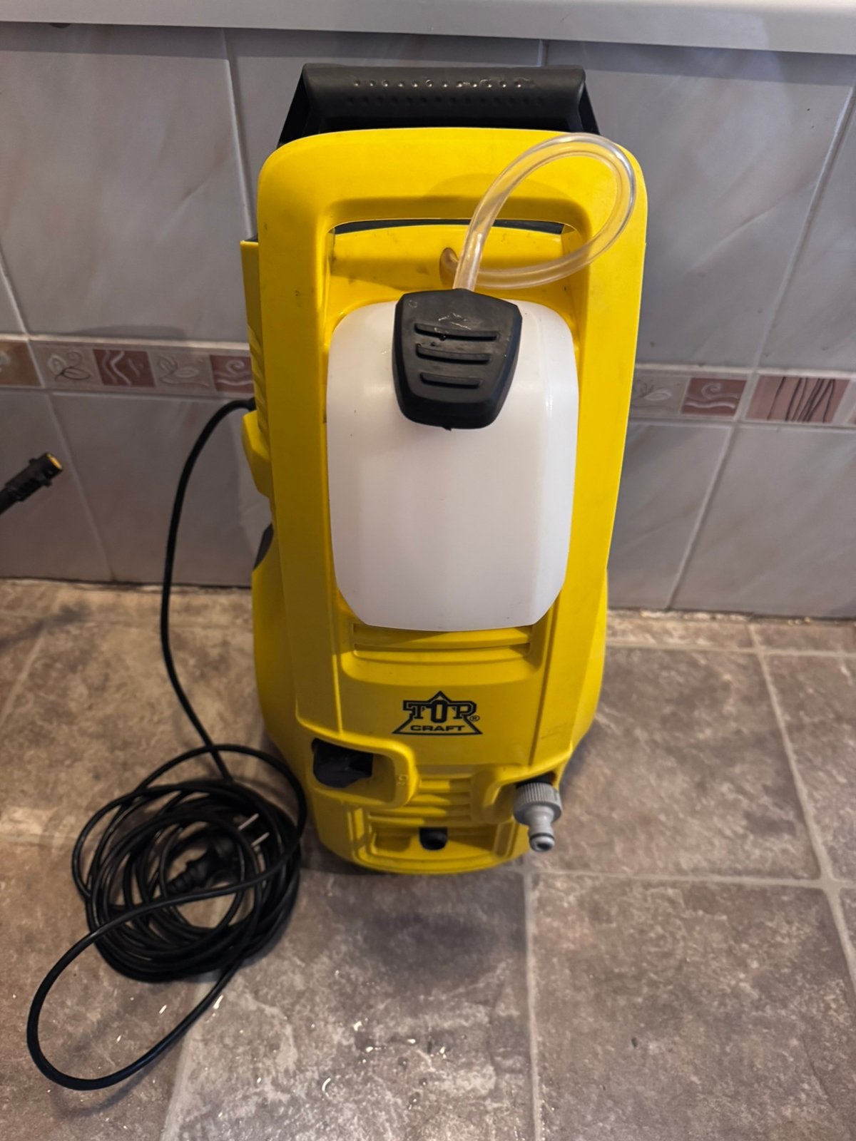 Hogedrukreiniger met bijpassende terrasreiniger topcraft, Bricolage & Construction, Enlèvement, Comme neuf, Autres types