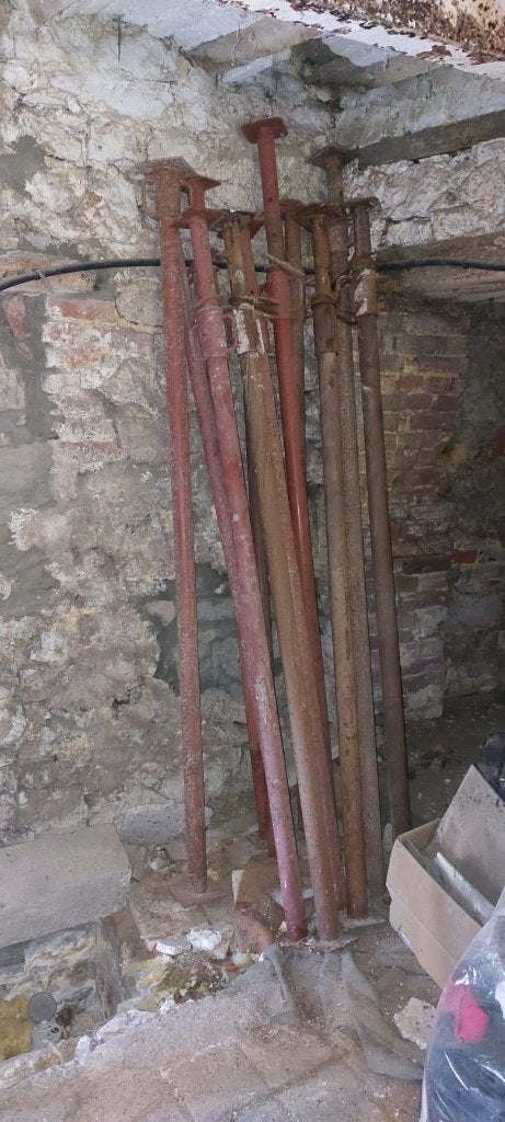 Etançons, Doe-het-zelf en Bouw, Metalen, Gebruikt, IJzer, Ophalen