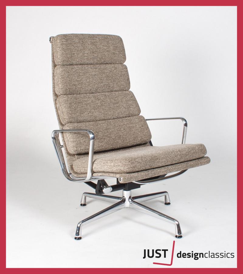 Vitra Eames ea222 Kvadrat Sahco Moss Chroom Nieuwstaat, Ophalen, Zo goed als nieuw