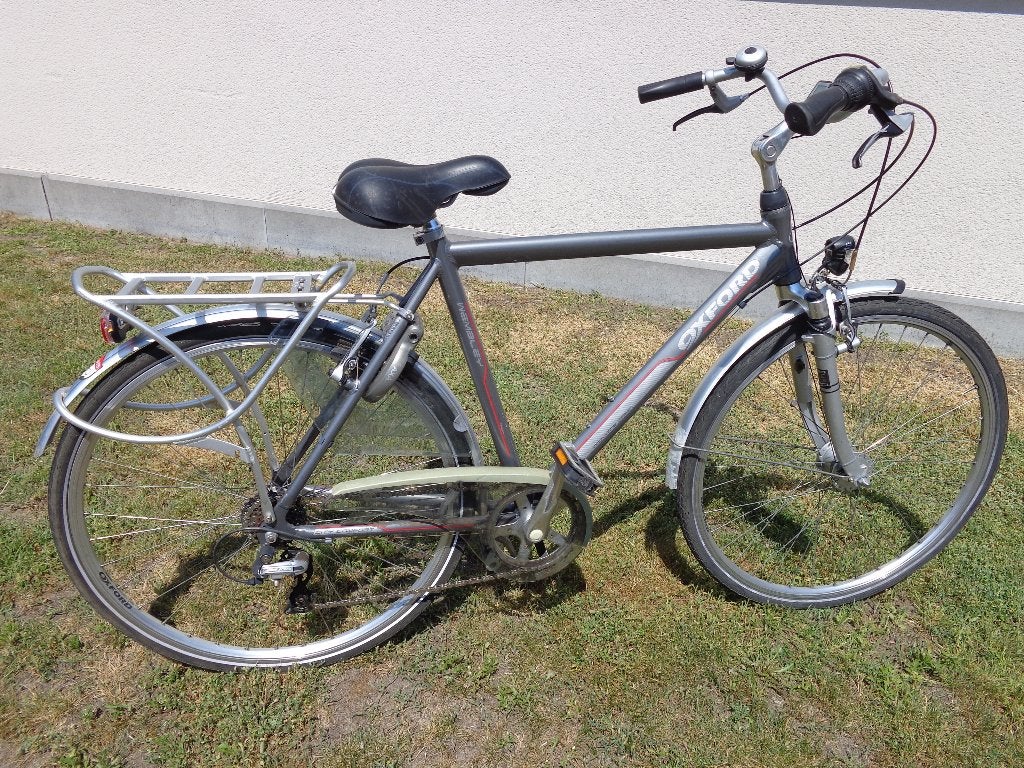 alu herenfiets OXFORD WEMBLEY  maat 56, Velgrem, Versnellingen, Zo goed als nieuw, 53 tot 57 cm