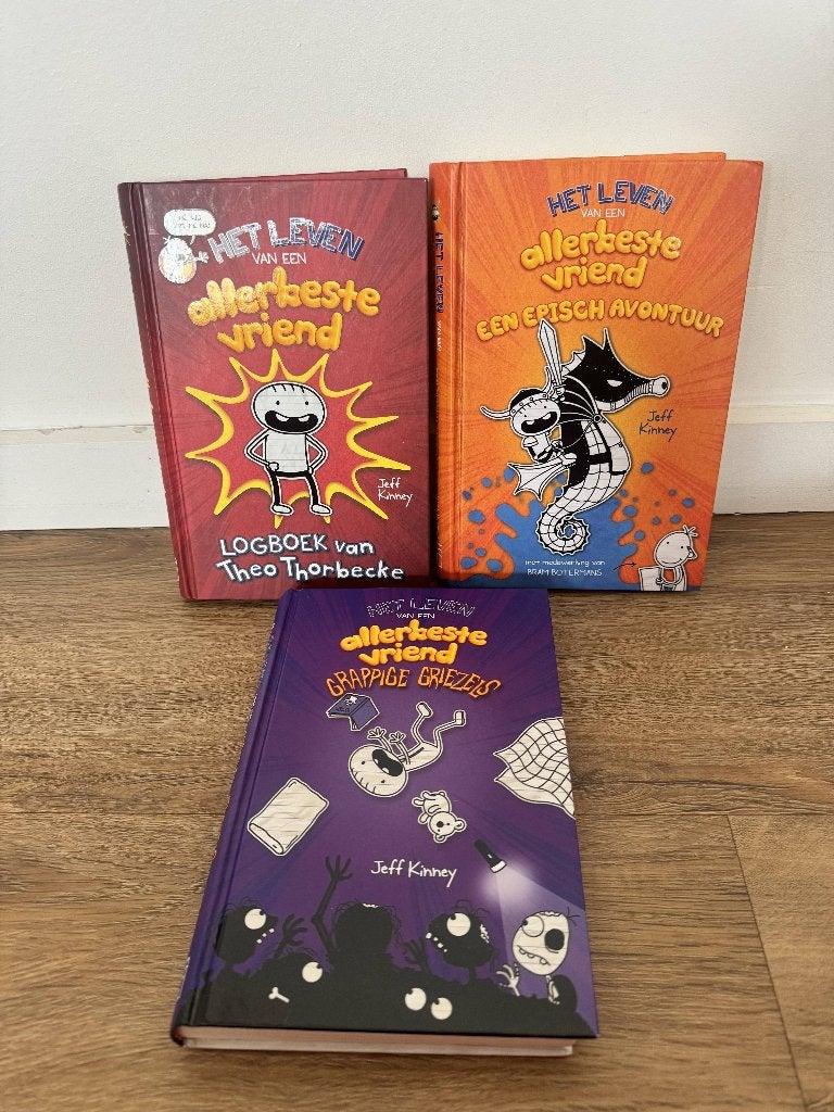 3 boeken Het leven van een allerbeste vriend, Enlèvement ou Envoi, Comme neuf