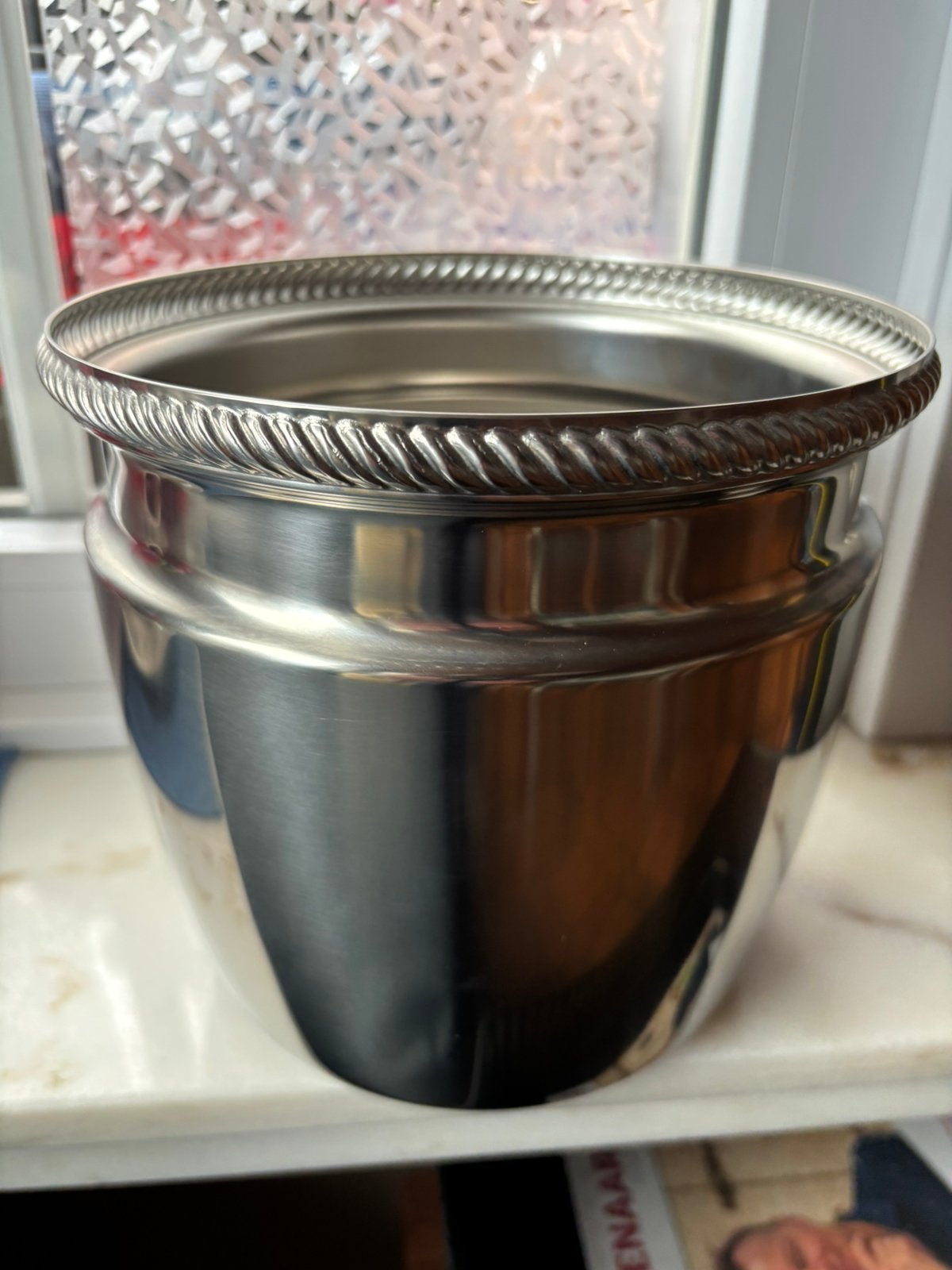 Champagne emmer, Huis en Inrichting, Ophalen, Inox, Overige typen, Nieuw