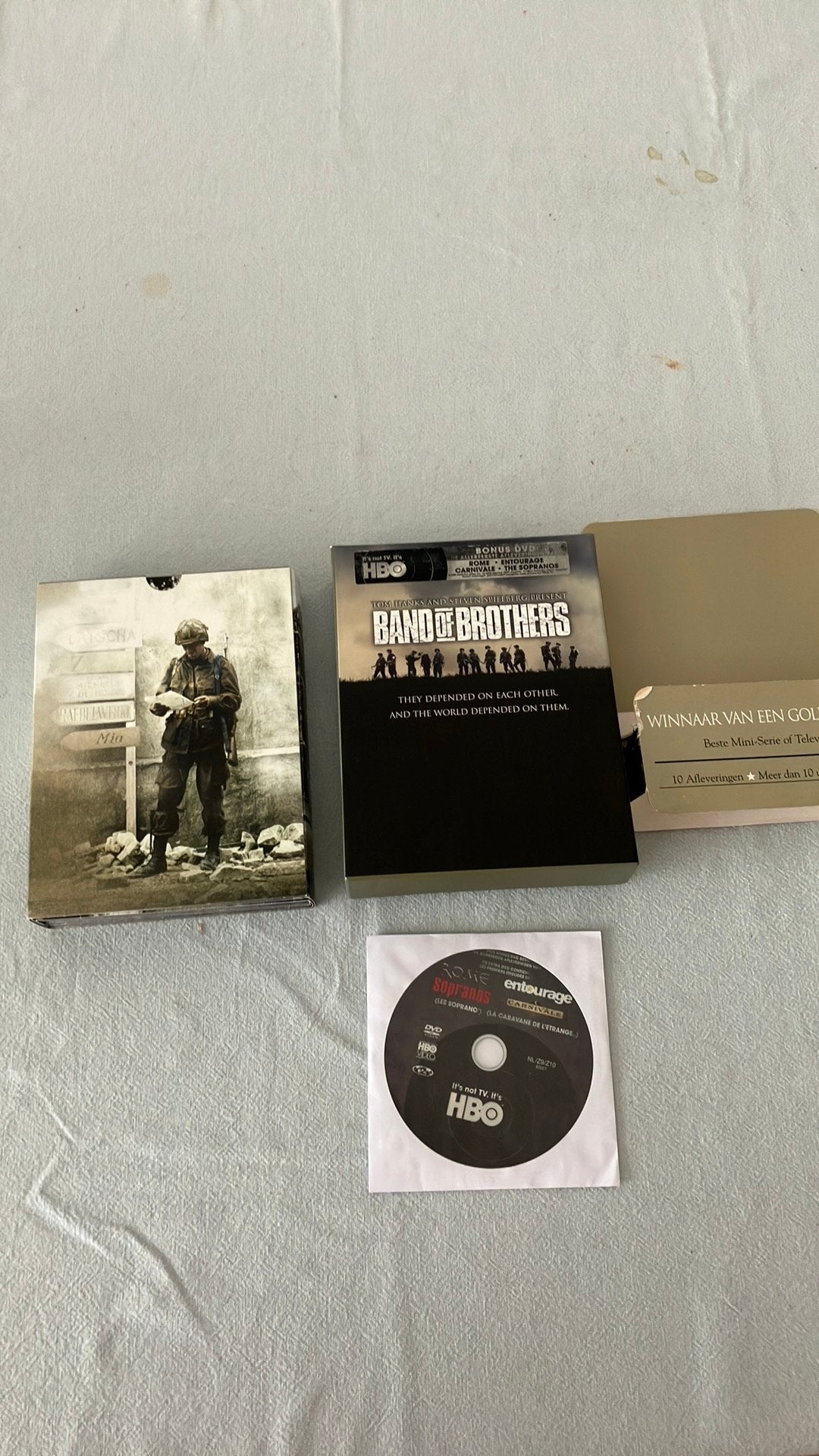 DVD’s  Band of Brothers, Cd's en Dvd's, Ophalen, Zo goed als nieuw, Overige genres, Nederlands