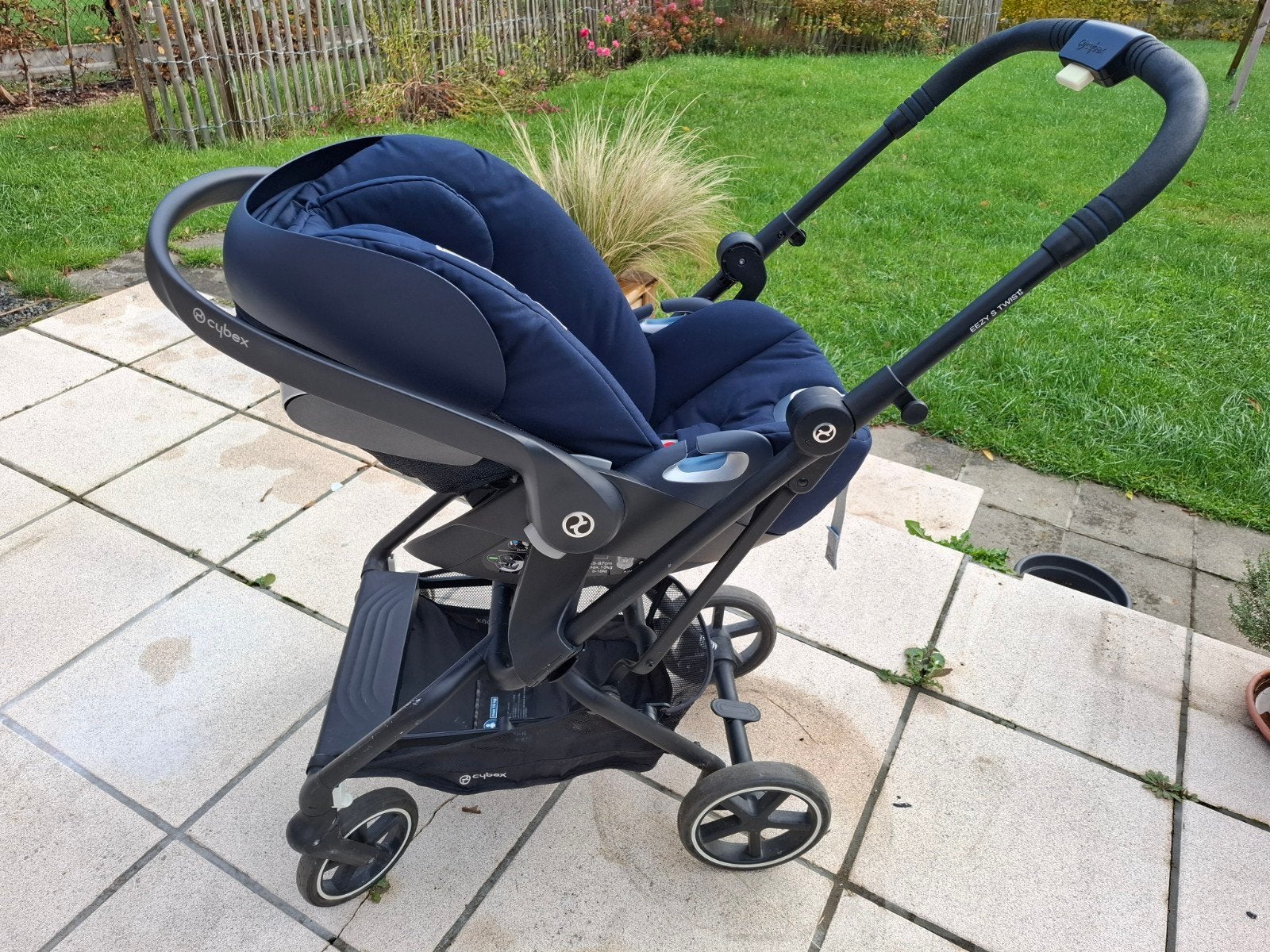 Cybex KIT TRIO Eezy S Twist Plus2 + Cloud Z + Nacelle, Enlèvement, Utilisé, Autres marques, Protection de pluie