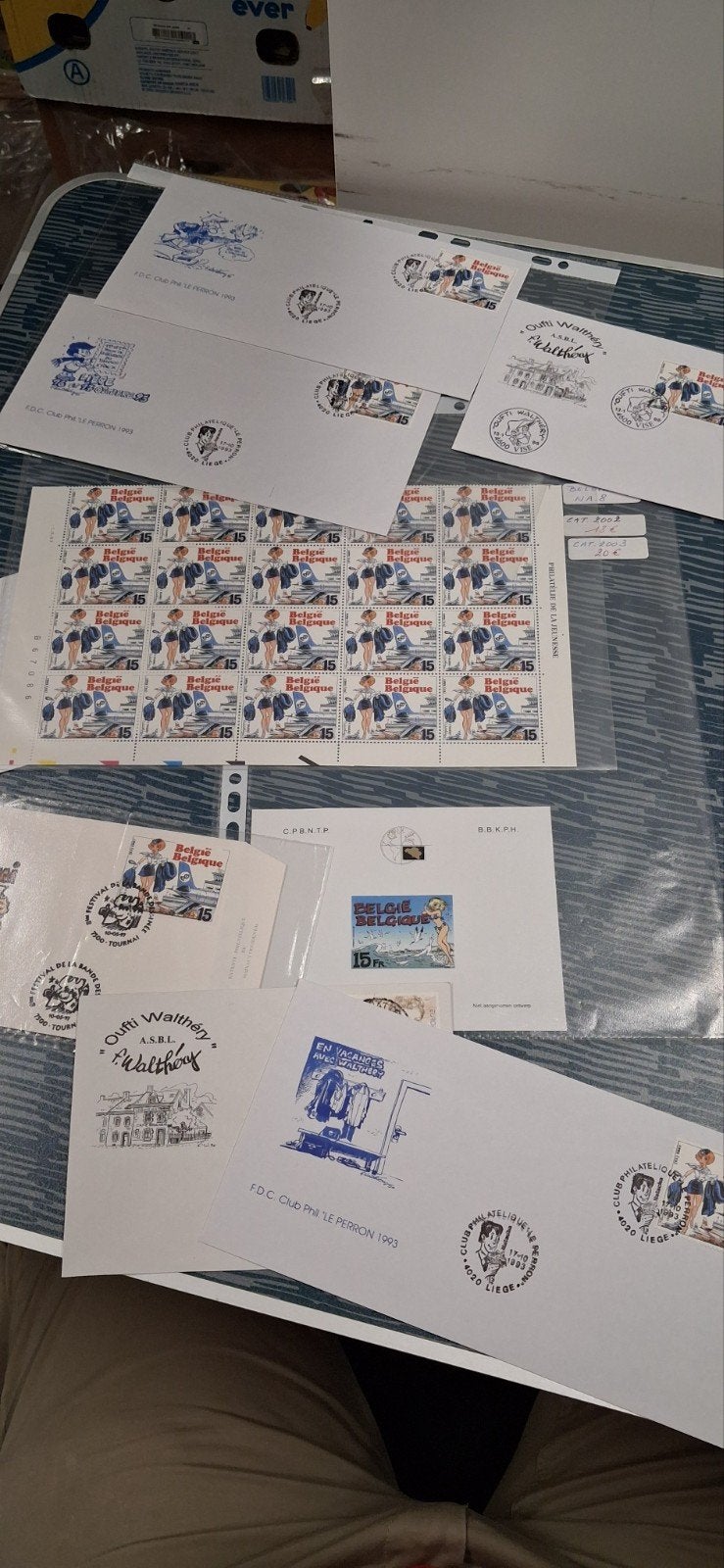 walthery lot timbres  natacha, Enlèvement ou Envoi