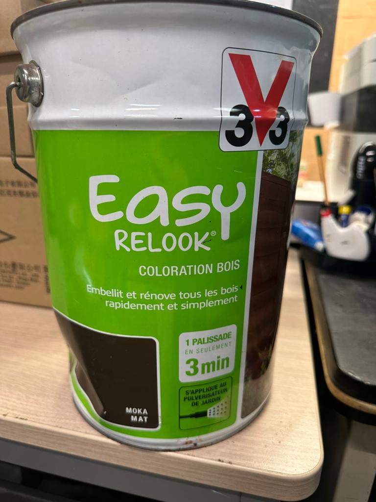 EASY RELOOK — COLORATION BOIS EXTÉRIEURs — NEUF, Bricolage & Construction, Enlèvement, Comme neuf