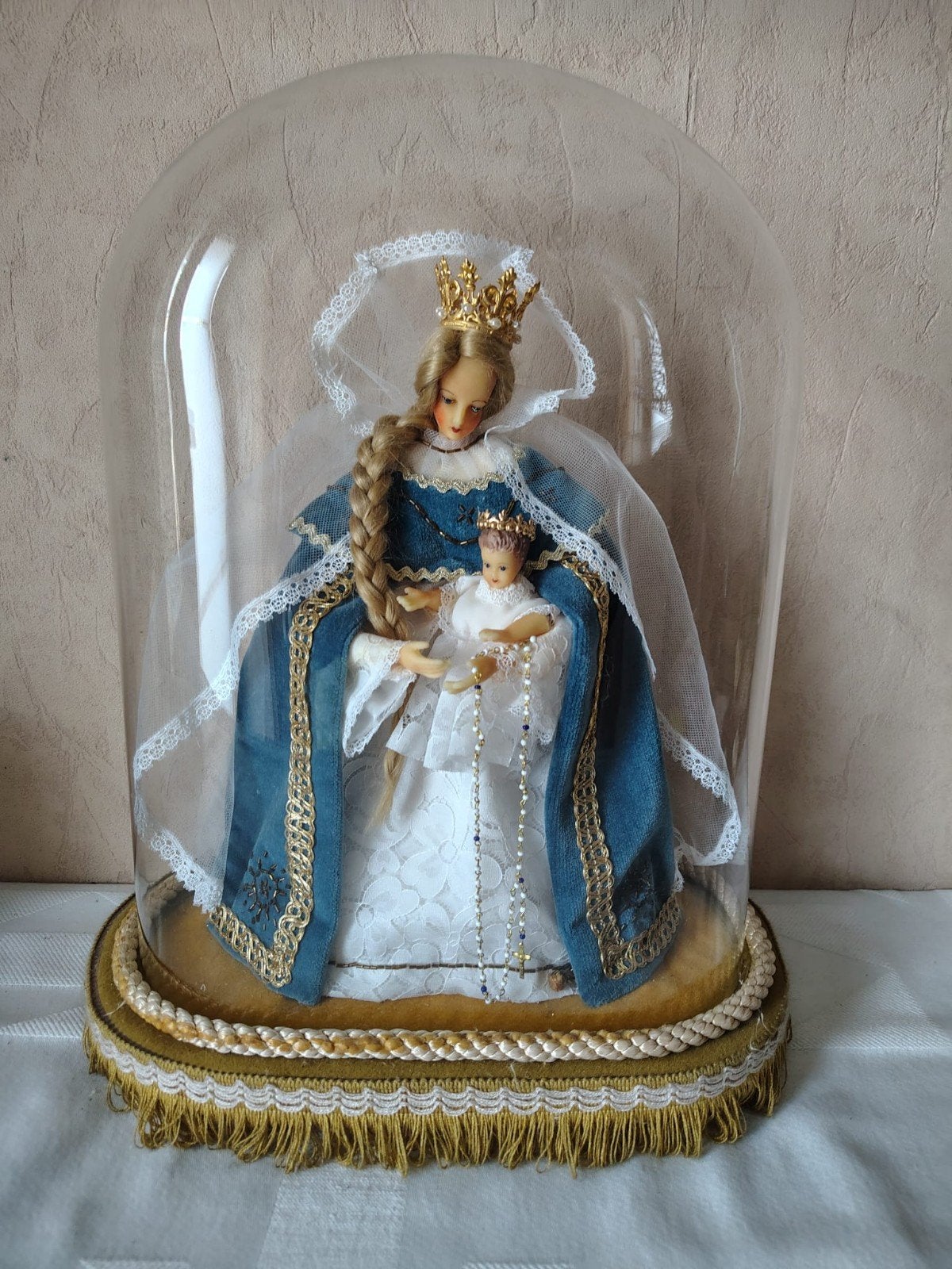 onze lieve vrouw, Huis en Inrichting, Woonaccessoires | Stolpen, Ophalen, Zo goed als nieuw, Handgemaakt, 35 cm