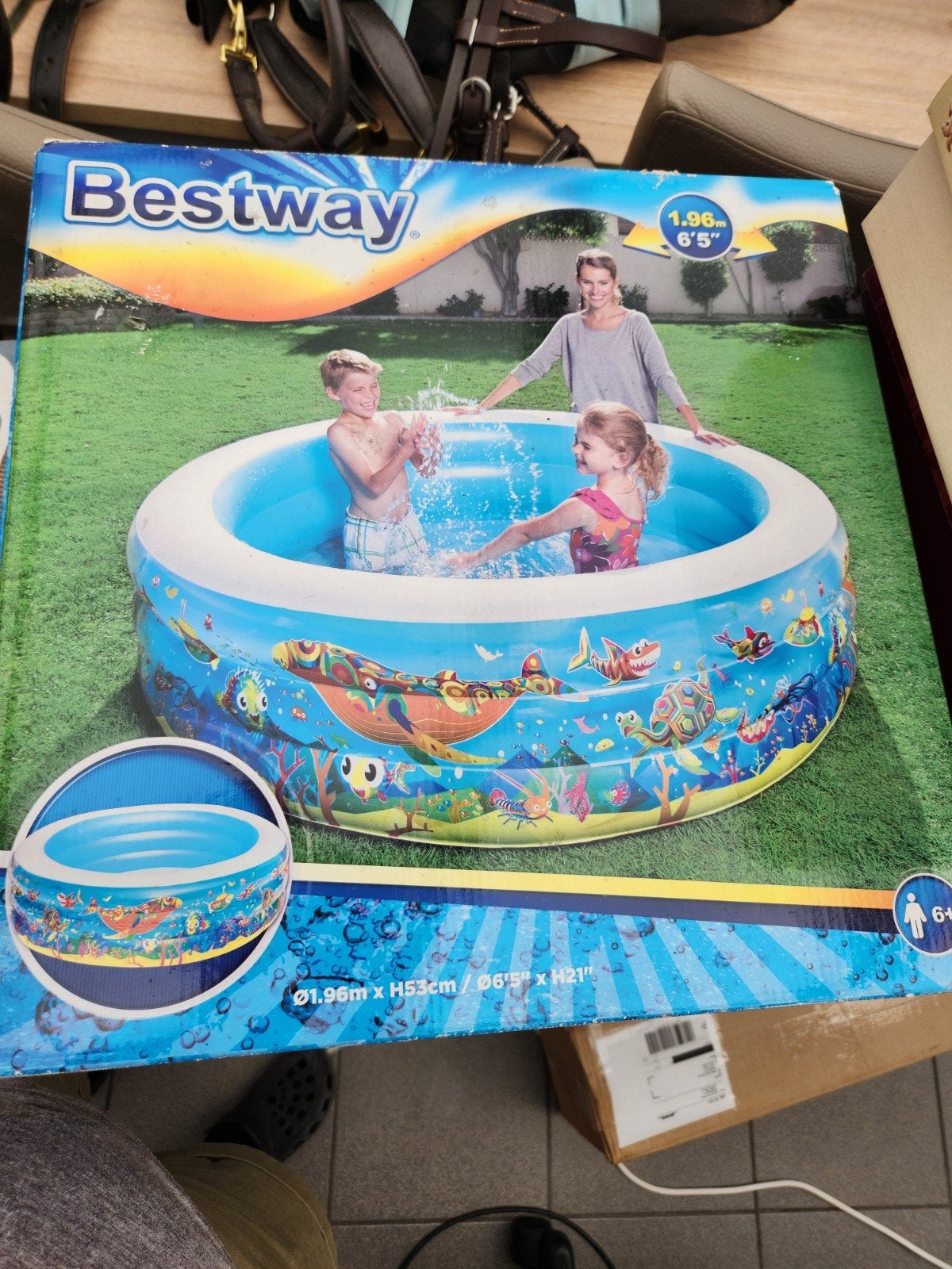 zwembad voor kids, nieuw!, Jardin & Terrasse, Piscines, Neuf, Piscine gonflable, Enlèvement ou Envoi, Rond