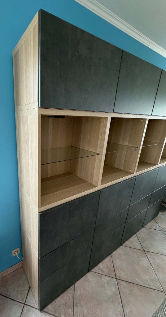 ikea kast met licht, Ophalen, 200 cm of meer, Zo goed als nieuw, 200 cm of meer