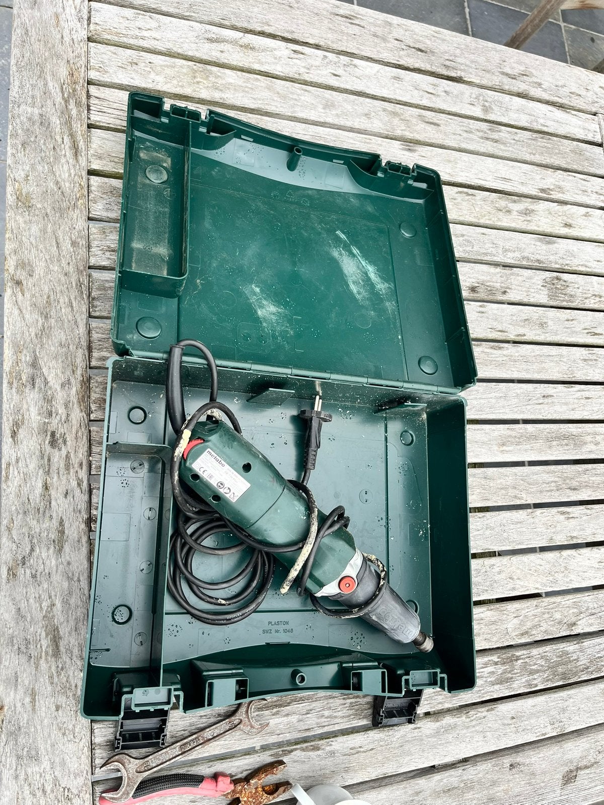 Meuleuse droite Metabo 230 V, Bricolage & Construction, Enlèvement ou Envoi, Utilisé, Autres types, 600 watts ou plus