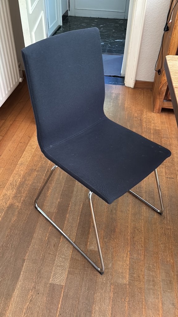 chaises IKEA, Maison & Meubles, Chaises, Enlèvement, Bleu, Tissus, Cinq, Six Chaises ou plus