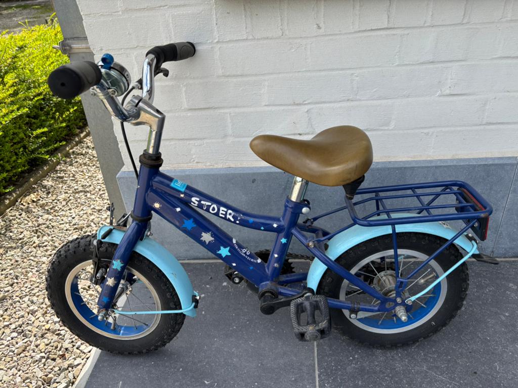 Jongensfiets 12 inch, Fietsen en Brommers, Fietsen | Kinderfietsjes, Ophalen, Gebruikt, Minder dan 16 inch, Zijwieltjes