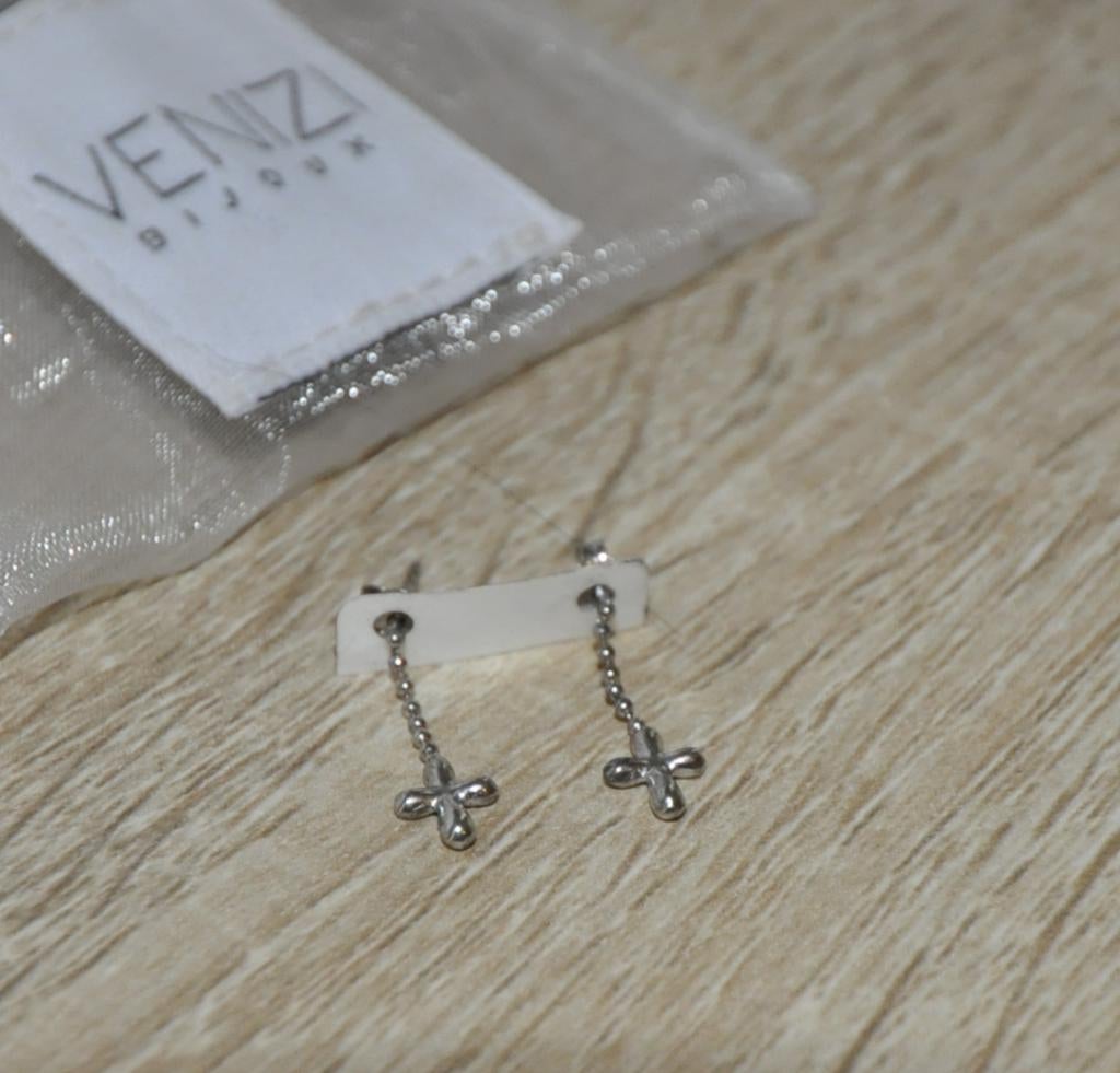 Venizi boucles d'oreilles argent 925 neuves, Neuf, Enlèvement ou Envoi, Argent, Argent
