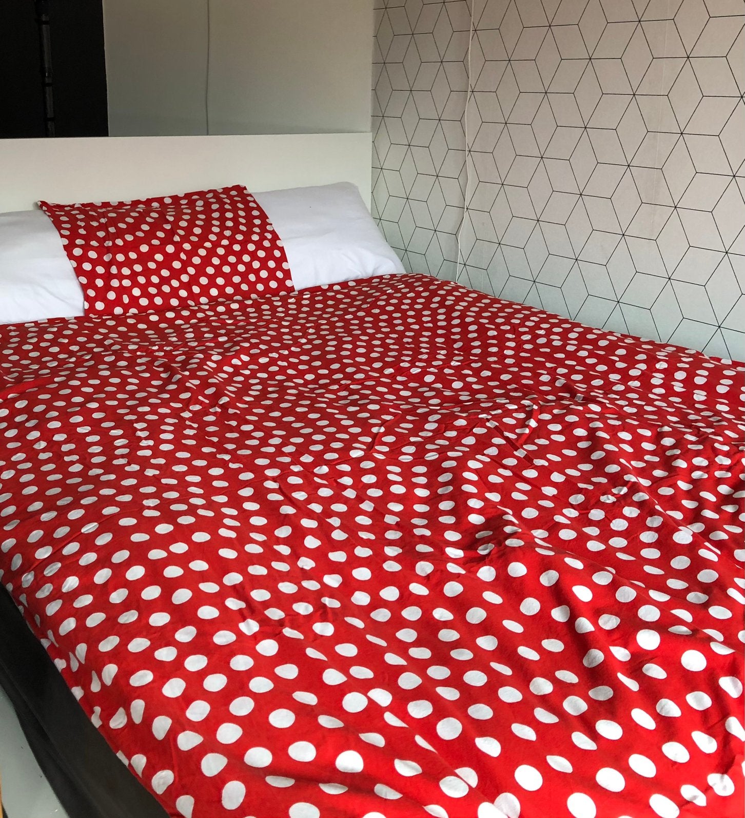 IKEA Stenklöver dekbed overtrek 1-persoons 100% katoen, Huis en Inrichting, Gebruikt, Eenpersoons, Dekbedovertrek, Katoen