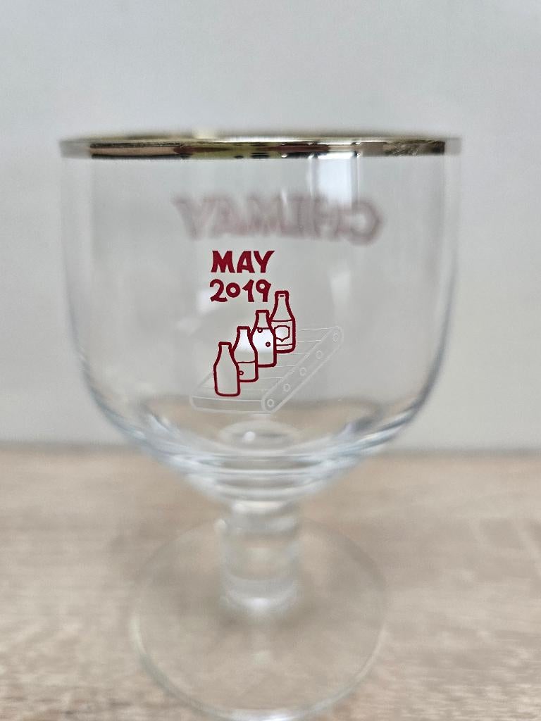 Verre Trappiste Chimay, Collections, Marques de bière, Enlèvement ou Envoi, Comme neuf, Verre ou Verres, Autres marques