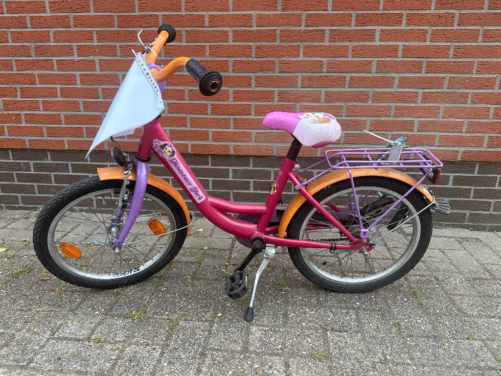 Kinderfiets, Fietsen en Brommers, Ophalen, Zijwieltjes, Velgrem, 16 tot 20 inch