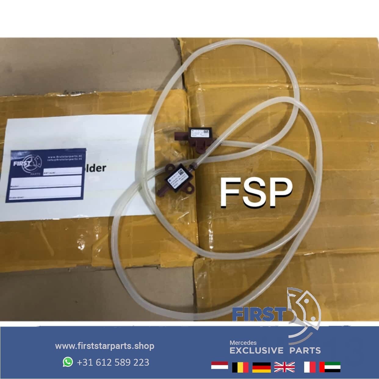 W213 AIRBAG CRASH SENSOR SET + SLANG Mercedes E Klasse 2016-, Utilisé, -, -, Enlèvement ou Envoi