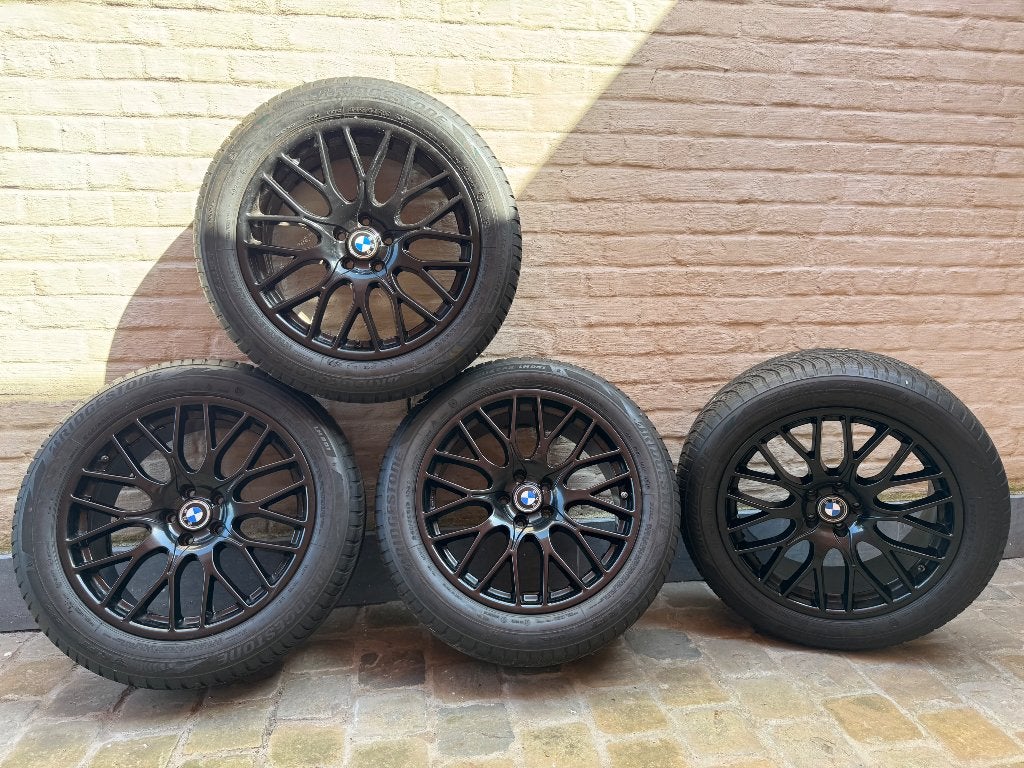Zwarte BMW velgen, Utilisé, Jante(s), Pneus hiver, 245 mm