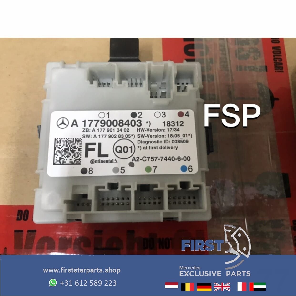 A1779008403 W177 DEUR MODULE LINKS VOOR  Mercedes A Klasse 2, Utilisé, Porte, -, Gauche