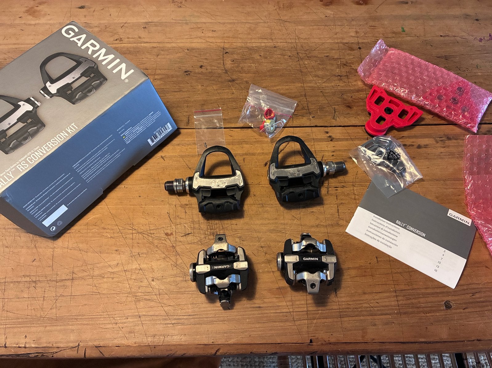 Garmin Rally rs200 powermeter pedalen met xc kit extra, Computers en Software, Ophalen of Verzenden, Zo goed als nieuw