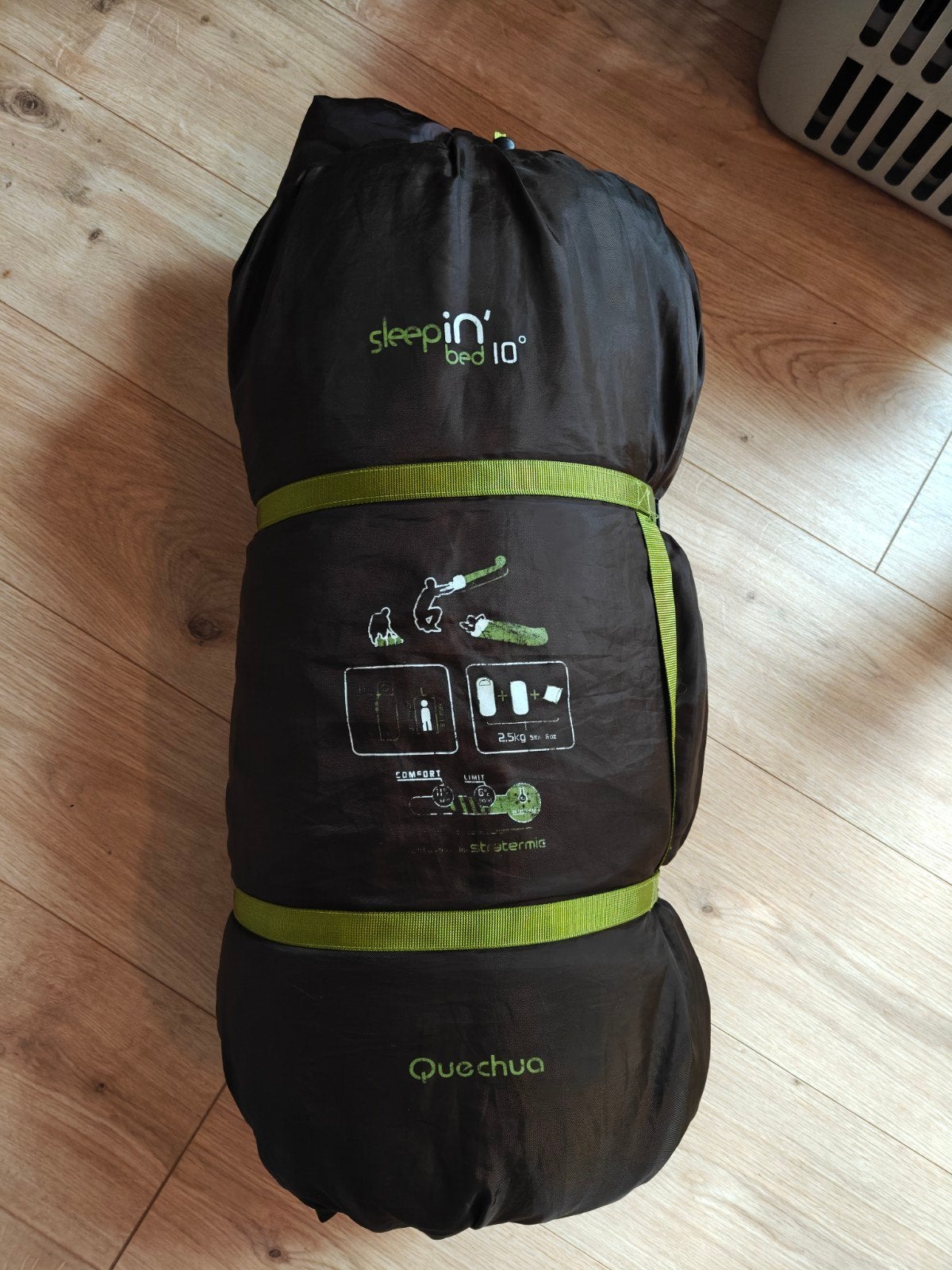 sac couchage avec matelas et oreiller, Caravanes & Camping, Sacs de couchage, Comme neuf, Enlèvement