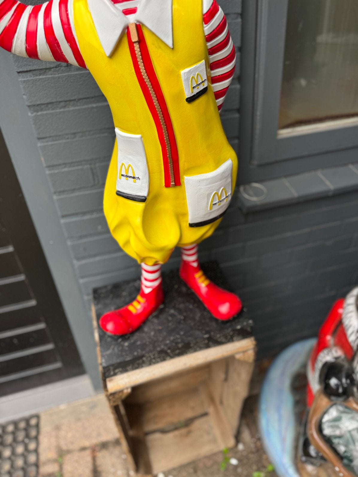 Ronald MC Donalds beeld, Ophalen, Reclamebord, Gebruikt, .