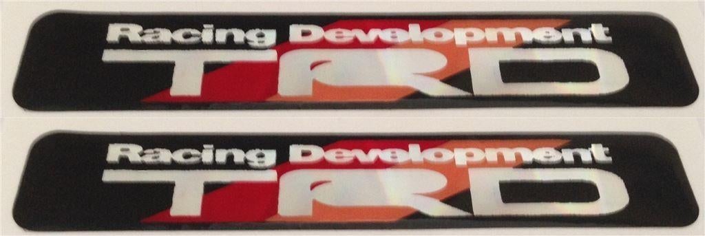 TRD Toyota Racing Development 3D doming sticker set #6, Envoi