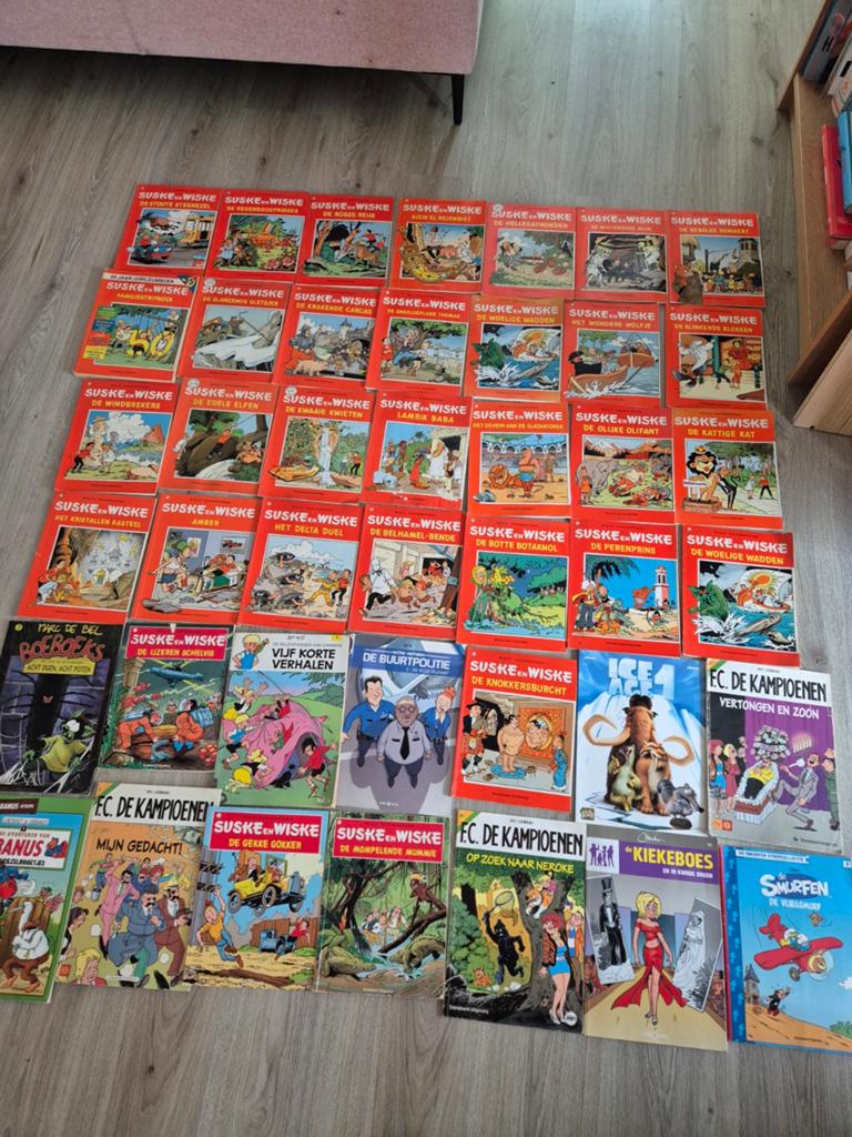 42 strips Suske en wiske strips (eerste druk, en meer), Enlèvement, Bob et Bobette