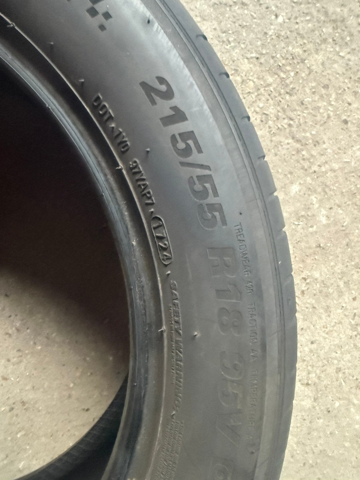 4 pneus d'été 215/55R18 95V, Autos : Pièces & Accessoires, 215 mm, Véhicule de tourisme, Pneus été, Enlèvement