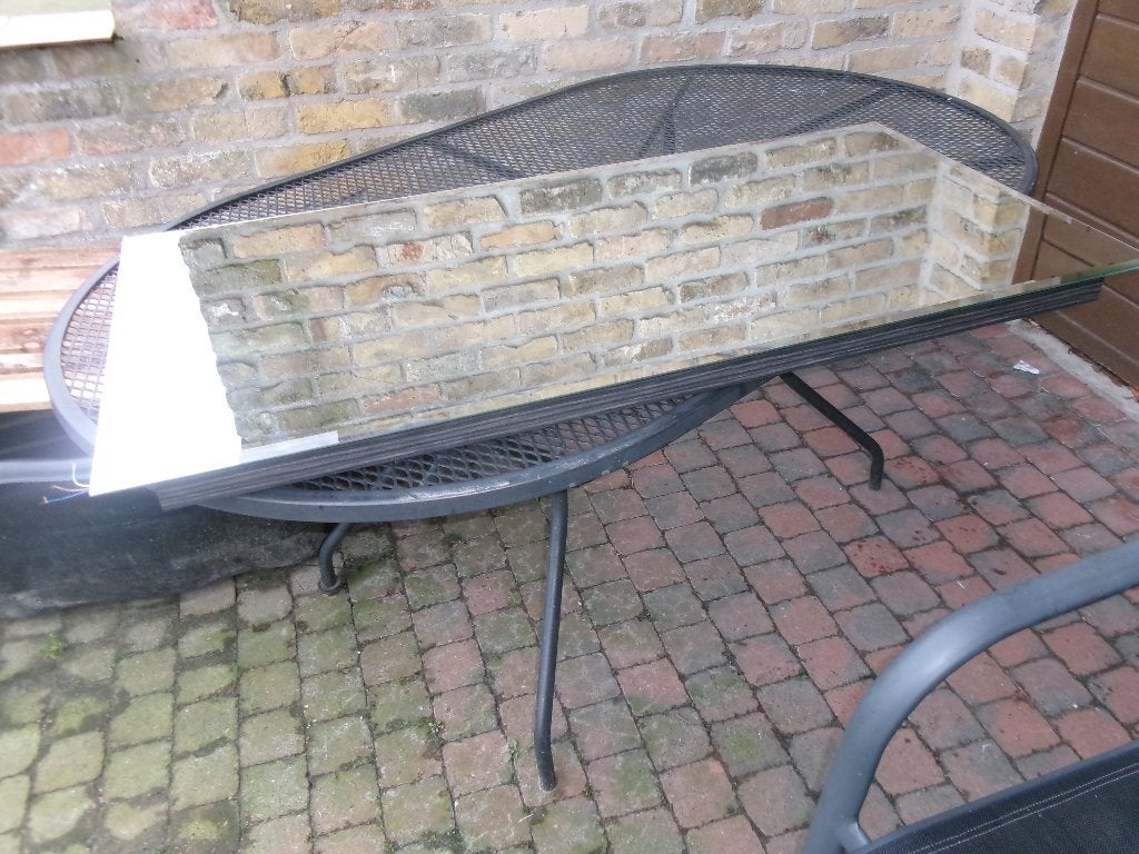 spiegel met onderverlichting, Ophalen, Zo goed als nieuw