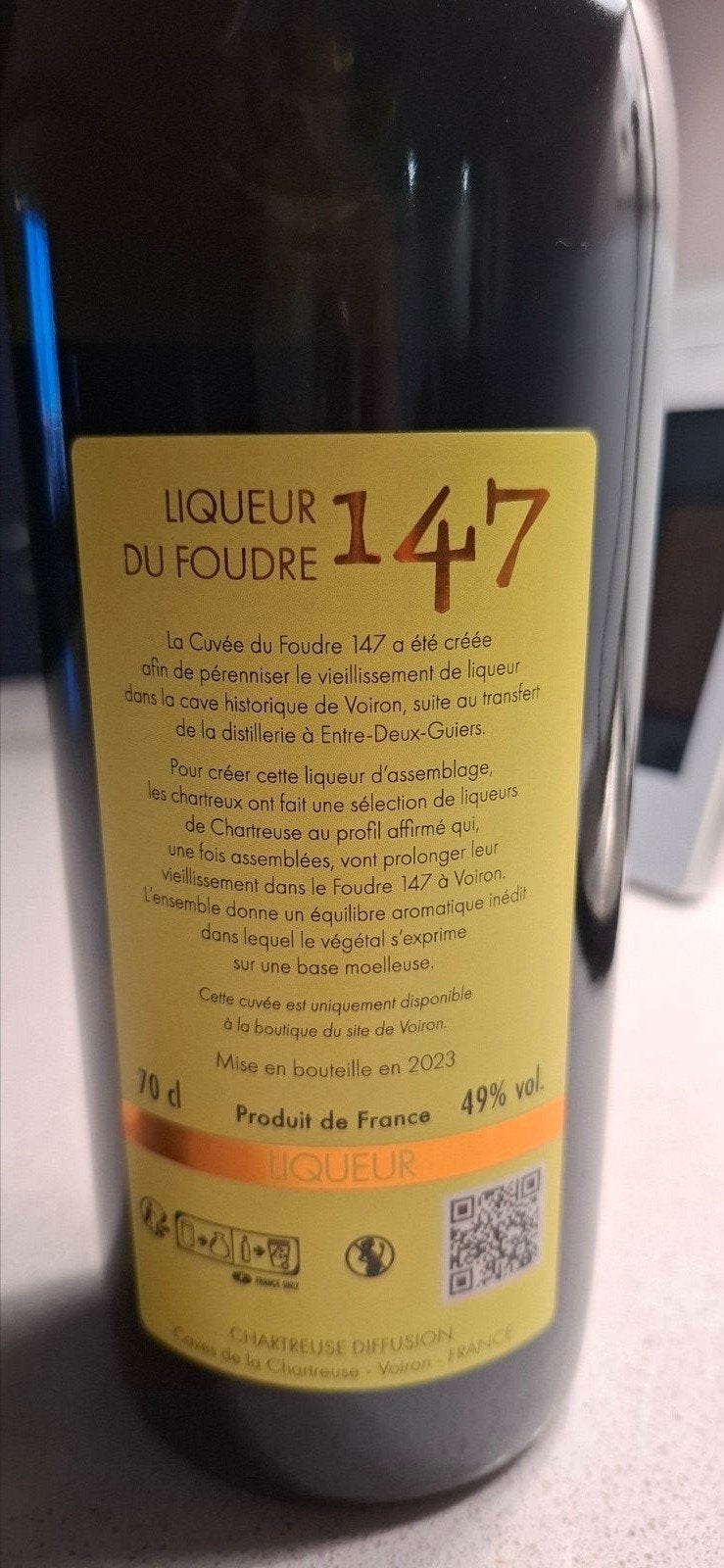 Liqueur Chartreuse Foudre 147 neuve année 2023, non entamée., Collections