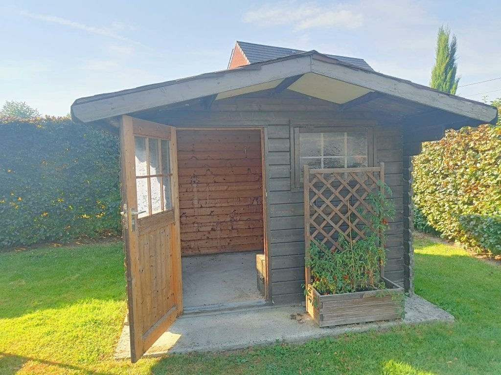 Abri de jardin, Ophalen, Gebruikt, Hout, Tuinhuis
