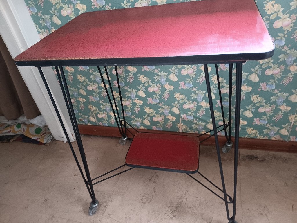 Origineel vintage jaren 50/60 tv tafeltje/bijzettafel, Enlèvement