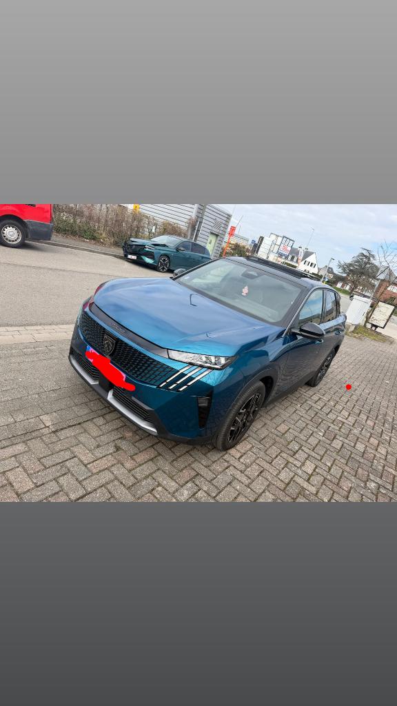 3008 GT 2024, Auto's, Peugeot, Automaat, Parkeersensor, Zwart, Blauw