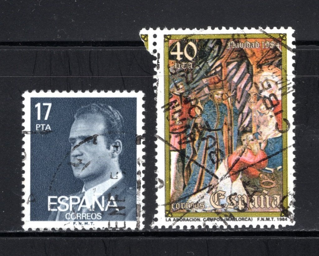 ESPAGNE Lot 1984 timbré, Envoi, Affranchi