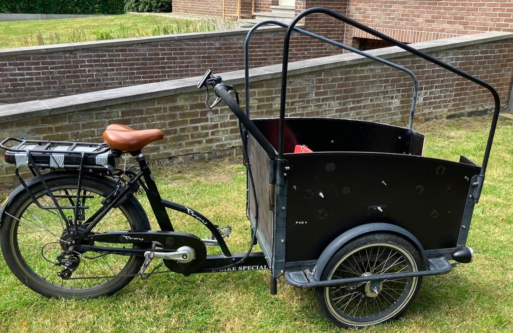 Vélo cargo Troy, Vélos & Vélomoteurs, Vélos | Vélos avec bac, Enlèvement, Utilisé, Autres marques, Électrique