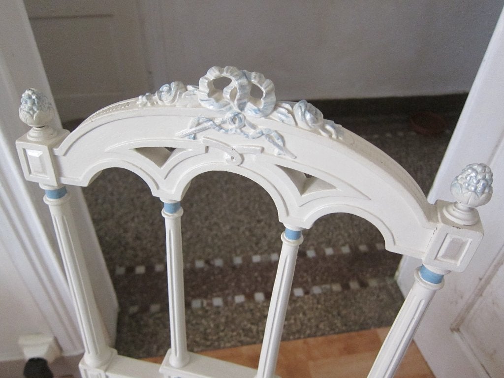 2 Louis XVI stoelen de ouderwetse manier NIEUW gestoffeerd, Ophalen, Hout, Twee, Blauw