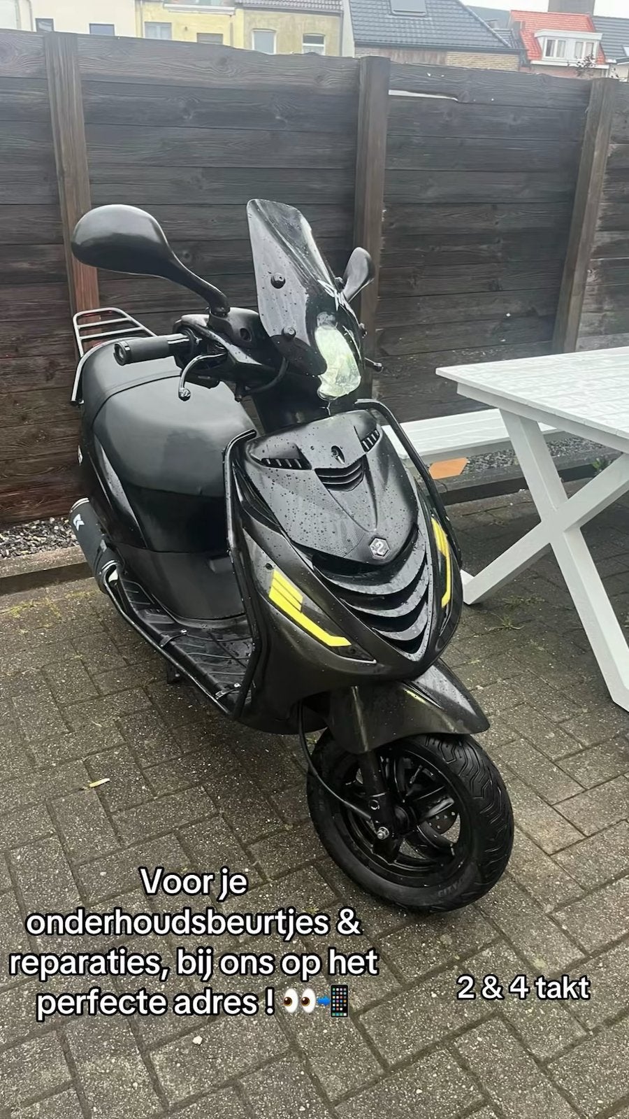 Scooter kapot ? Laat het maken bij ons !, Ophalen, Zo goed als nieuw