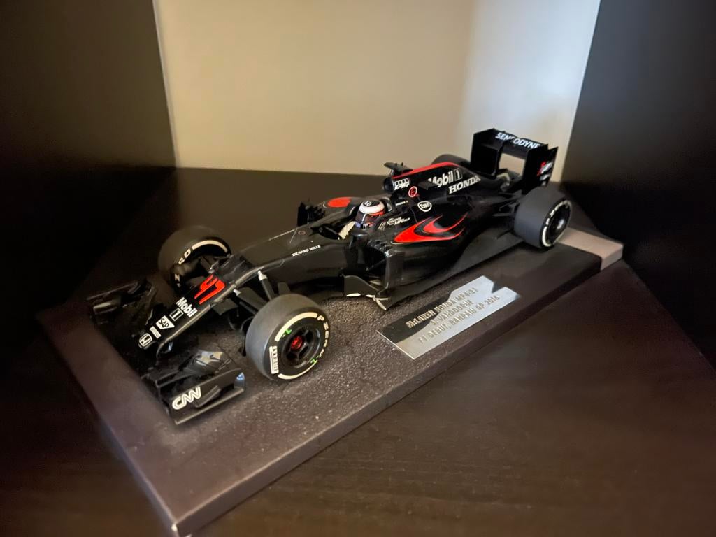 Stoffel van doorne MClaren 1/18, Ophalen, Nieuw, Auto, MiniChamps