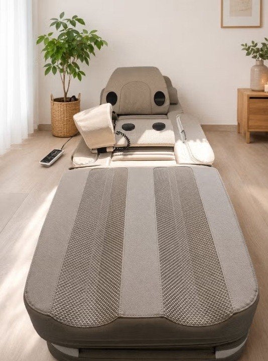 <HHP beige Andullatie Andumedic Massage matras Infrarood, Sport en Fitness, Ophalen, Zo goed als nieuw, Apparaat