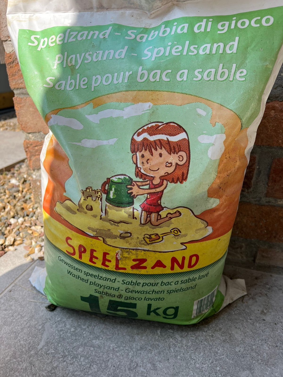 Zandspeelgoed en ongeopende zak speelzand, Kinderen en Baby's, Speelgoed | Buiten | Zandbakken, Ophalen, Gebruikt